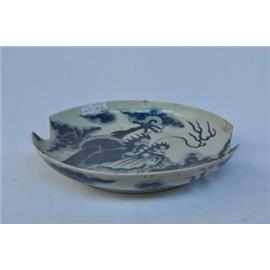清青花云龙纹盘
